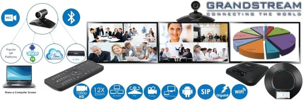 Video Conferencing 5 Grandstream video conferencing systems in Dubai